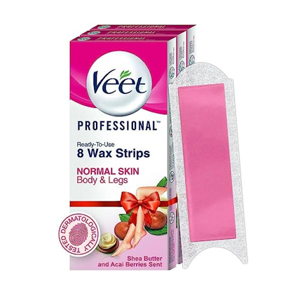 Veet Strips Half Body Wax For Normal Skin